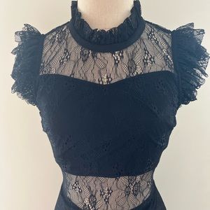 Black cocktail dress